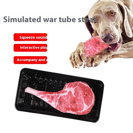 Dog Toy Simulation Omahawk Snowflake Steak