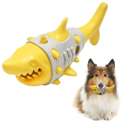 New Dog Teething Leaky Toy Mimics Shark-tooth Cleaning And Bite-resistant Tooth-venting Toy For Dogs
