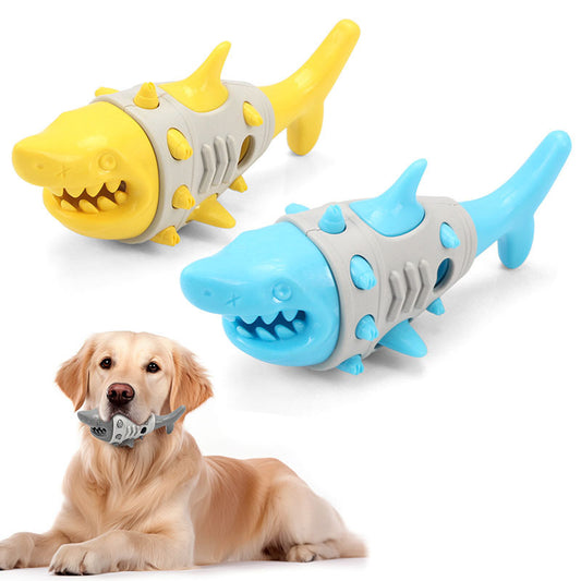 New Dog Teething Leaky Toy Mimics Shark-tooth Cleaning And Bite-resistant Tooth-venting Toy For Dogs